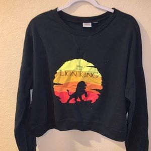 Cropped Lion King Sweatshirt